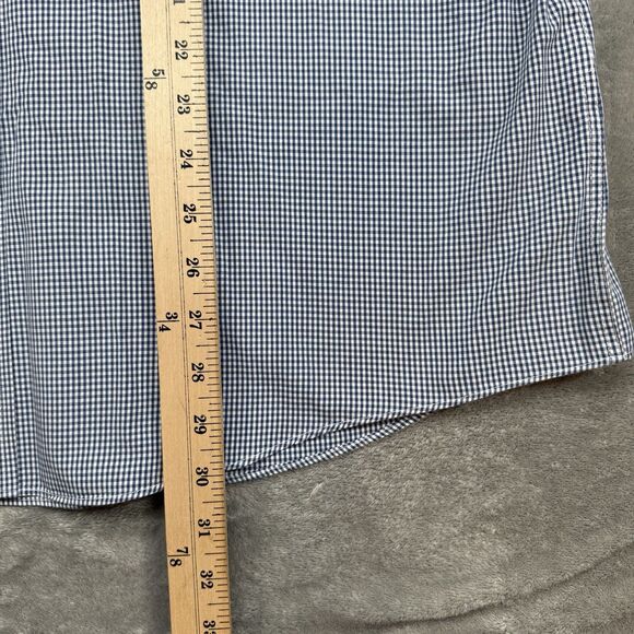 Club Room Button Down Shirt Men’s 16.5 34-35 Blue Regular Fit Performance Office - Picture 5 of 8